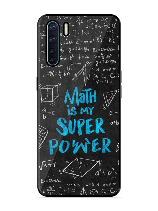 Math Magic Glossy Soft Edge Case for Oppo F15