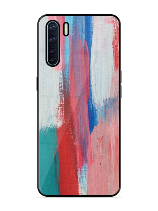 Colorful Chaos Glossy Soft Edge Case for Oppo F15