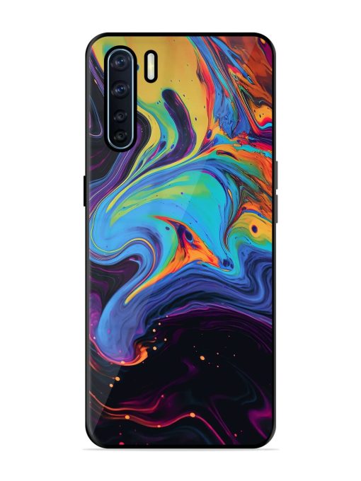 Liquid Dreamscape Glossy Soft Edge Case for Oppo F15