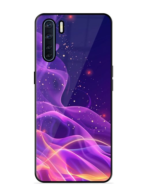 Cosmic Currents Glossy Soft Edge Case for Oppo F15