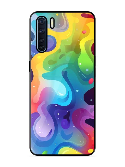 Rainbow River Glossy Soft Edge Case for Oppo F15