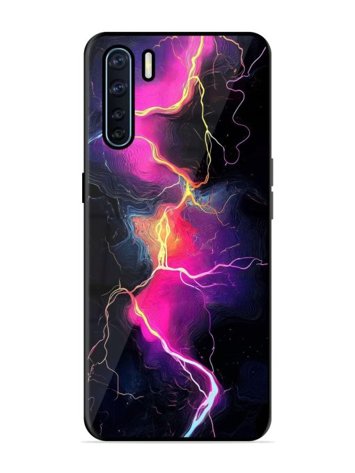 Electric Dreams Glossy Soft Edge Case for Oppo F15