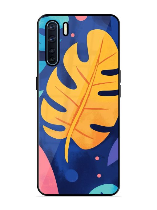 Tropical Tapestry Glossy Soft Edge Case for Oppo F15