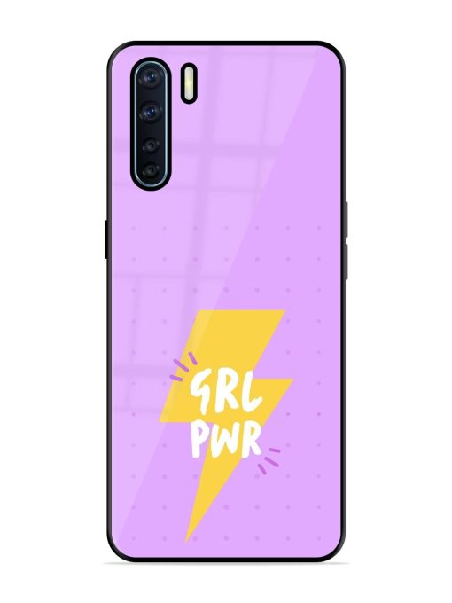 Girl Power Spark Glossy Soft Edge Case for Oppo F15