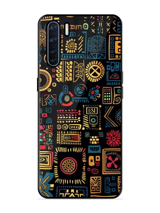 Tribal Tapestry Glossy Soft Edge Case for Oppo F15