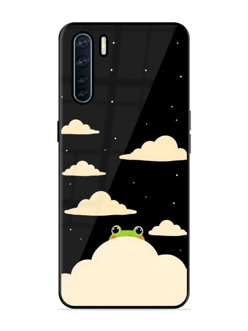 Froggy Night Sky Glossy Soft Edge Case for Oppo F15