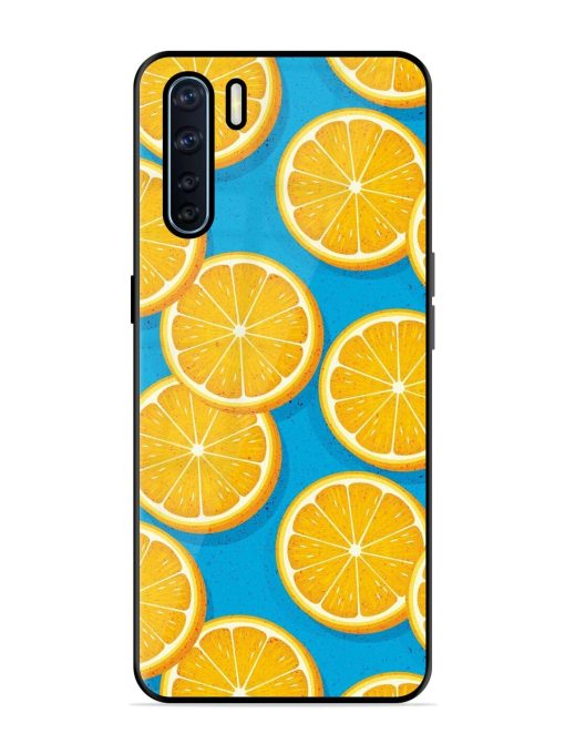 Citrus Symphony Glossy Soft Edge Case for Oppo F15