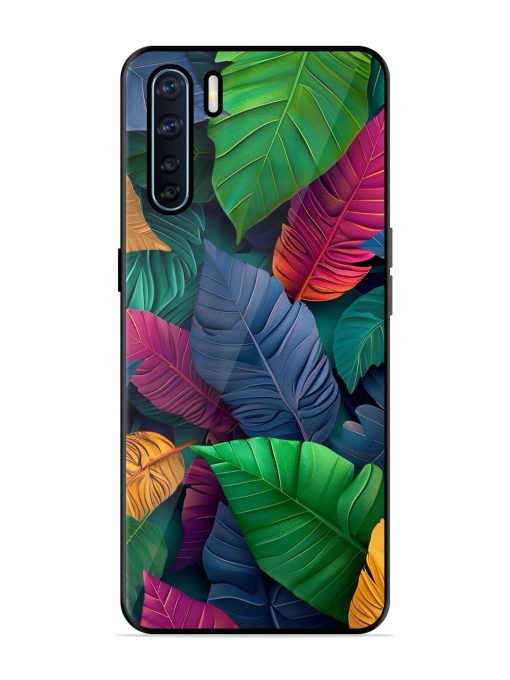 Tropical Tapestry Glossy Soft Edge Case for Oppo F15