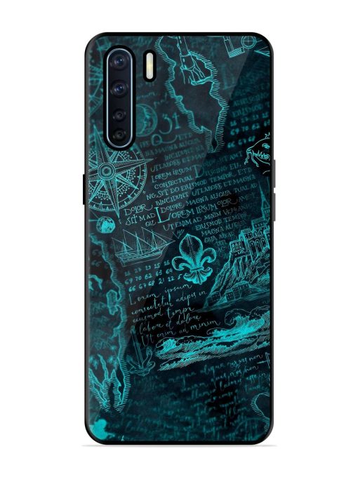 Nautical Notebook Glossy Soft Edge Case for Oppo F15