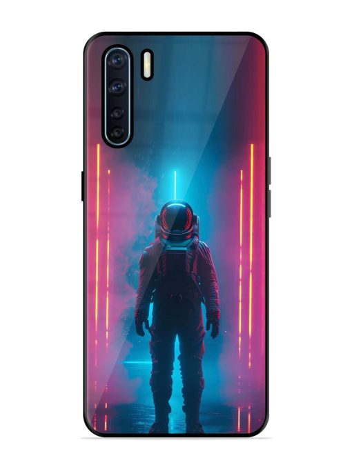 Neon Astronaut Glossy Soft Edge Case for Oppo F15