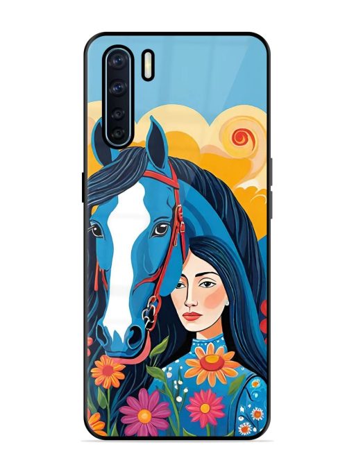 Equine Enchantment Glossy Soft Edge Case for Oppo F15