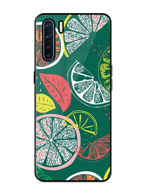 Citrus Symphony Glossy Soft Edge Case for Oppo F15