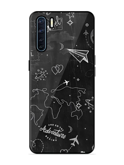 Wanderlust Sketchbook Glossy Soft Edge Case for Oppo F15