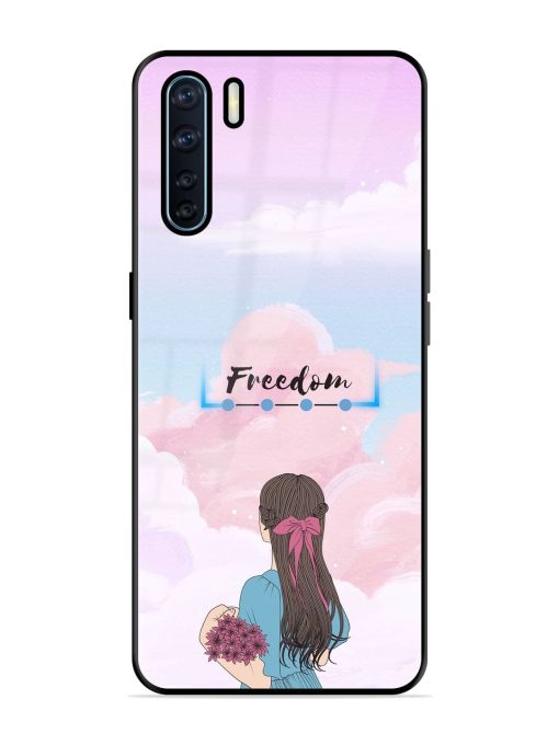 Skyward Dreams Glossy Soft Edge Case for Oppo F15