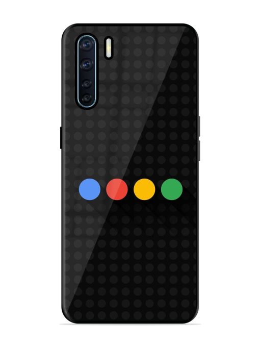 Google Dots Glossy Soft Edge Case for Oppo F15