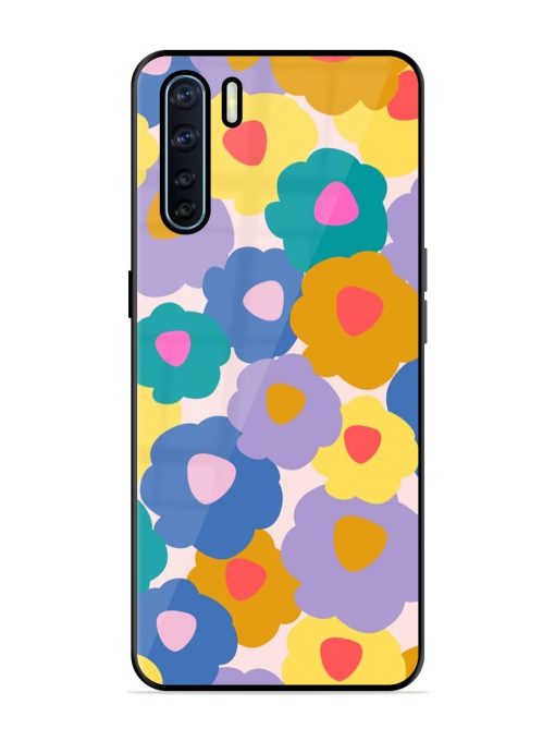 Flower Power Glossy Soft Edge Case for Oppo F15