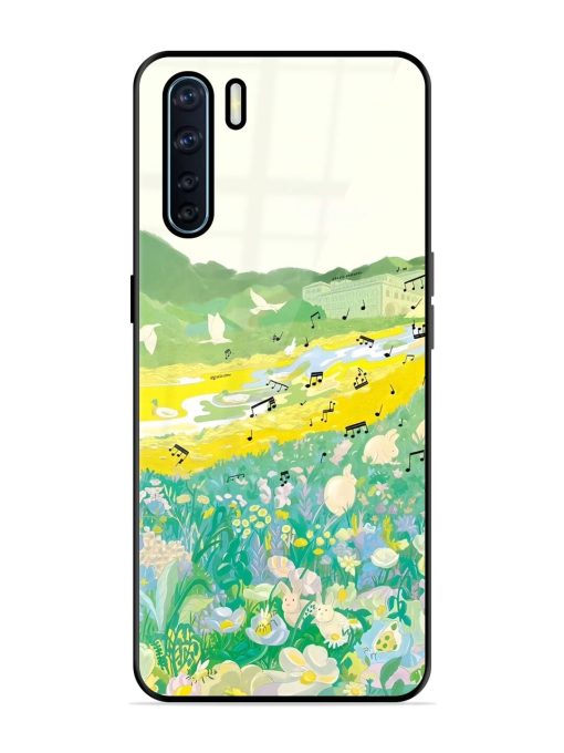 Melody In Bloom Glossy Soft Edge Case for Oppo F15