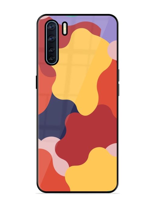 Gooey Color Chaos Glossy Soft Edge Case for Oppo F15