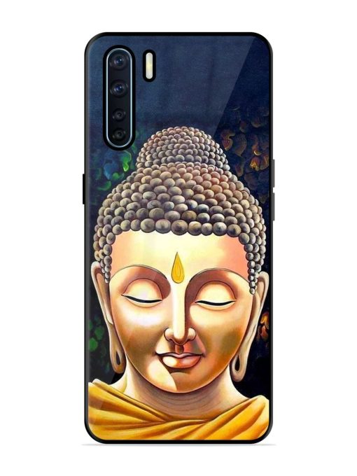 Buddha Face Glossy Soft Edge Case for Oppo F15