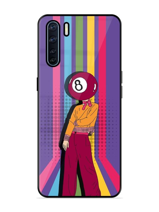 Eight Ball Fashionista Glossy Soft Edge Case for Oppo F15