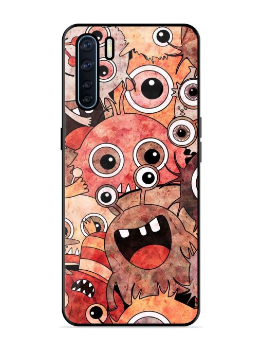 Monster Mash Glossy Soft Edge Case for Oppo F15