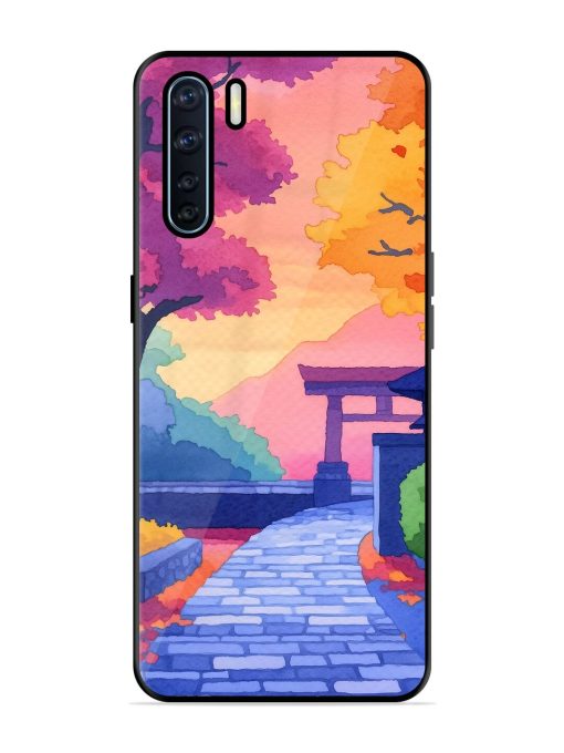 Autumnal Serenity Glossy Soft Edge Case for Oppo F15