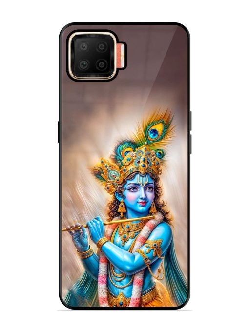 Divine Krishna Glossy Soft Edge Case for Oppo F17 Chachhi