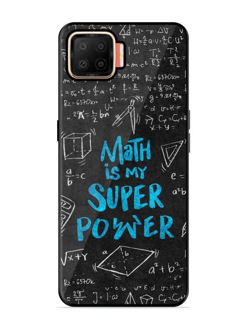 Math Magic Glossy Soft Edge Case for Oppo F17 Chachhi