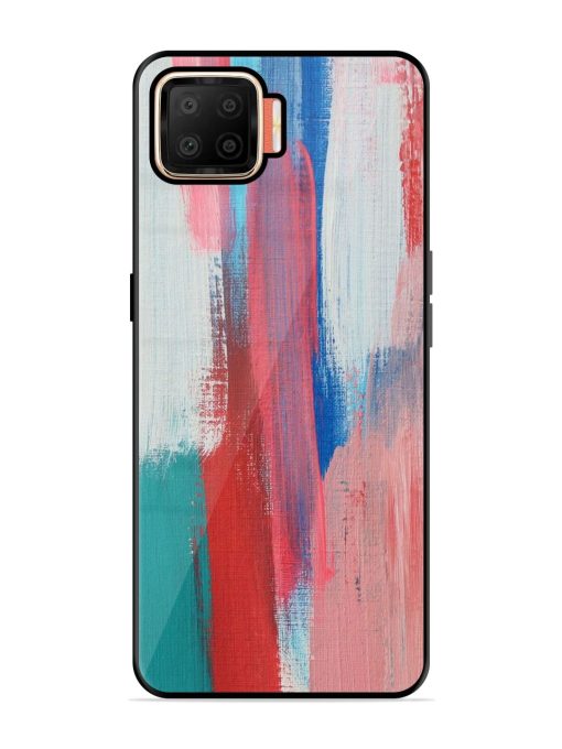 Colorful Chaos Glossy Soft Edge Case for Oppo F17 Chachhi