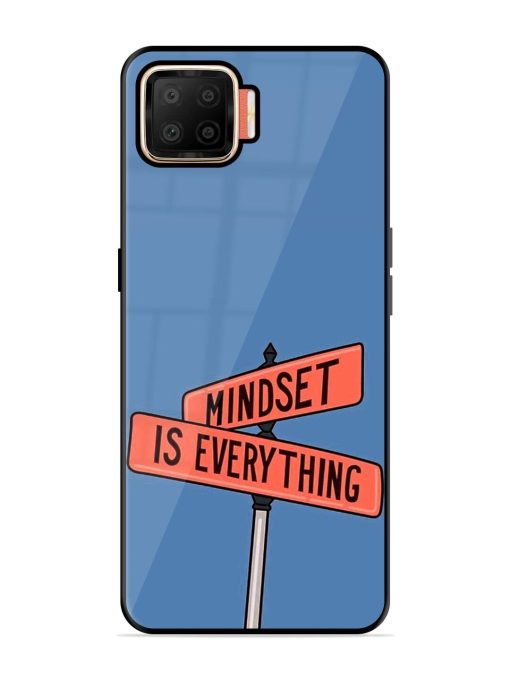 Mindset Matters Glossy Soft Edge Case for Oppo F17 Chachhi