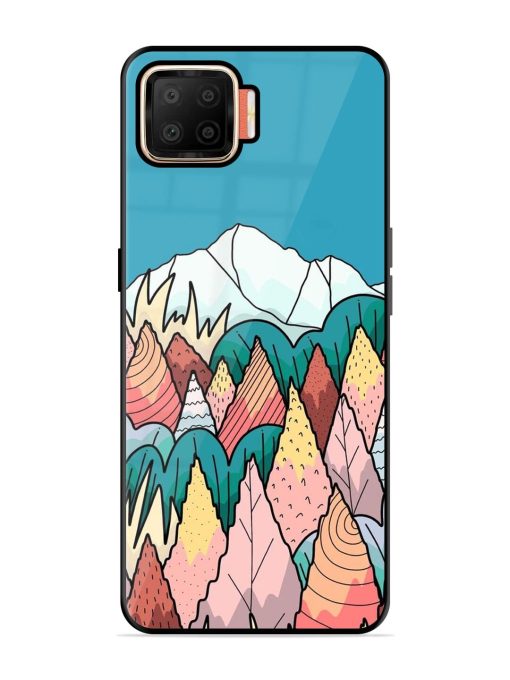 Mountain Dreamscape Glossy Soft Edge Case for Oppo F17 Chachhi