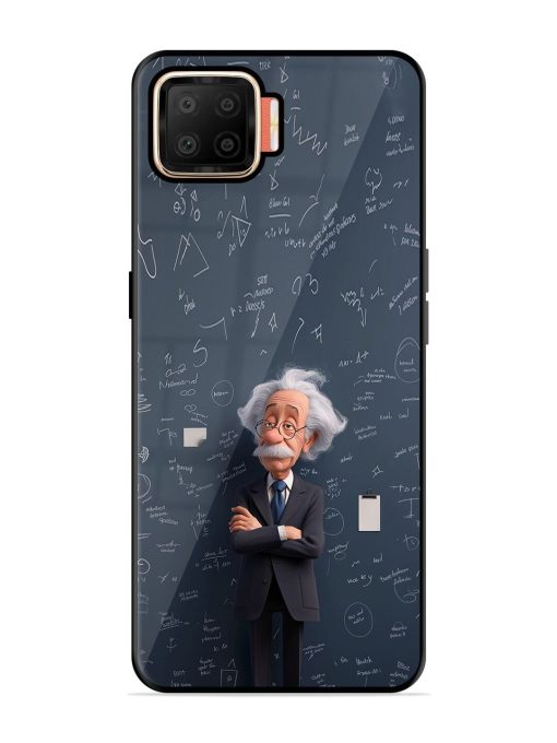 Albert Einstein Glossy Soft Edge Case for Oppo F17 Chachhi