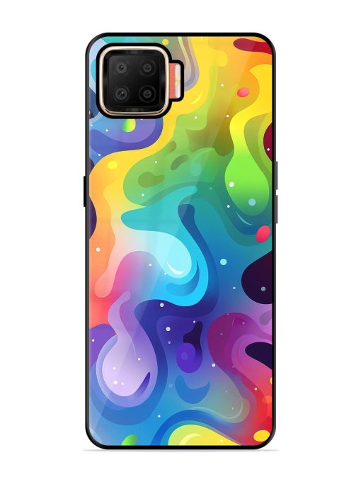 Rainbow River Glossy Soft Edge Case for Oppo F17 Chachhi