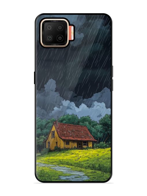 Rainy Day Retreat Glossy Soft Edge Case for Oppo F17 Chachhi