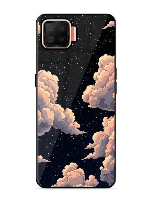 Starry Night Dreams Glossy Soft Edge Case for Oppo F17 Chachhi