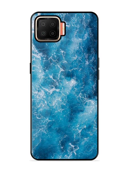 Oceanic Abyss Glossy Soft Edge Case for Oppo F17 Chachhi