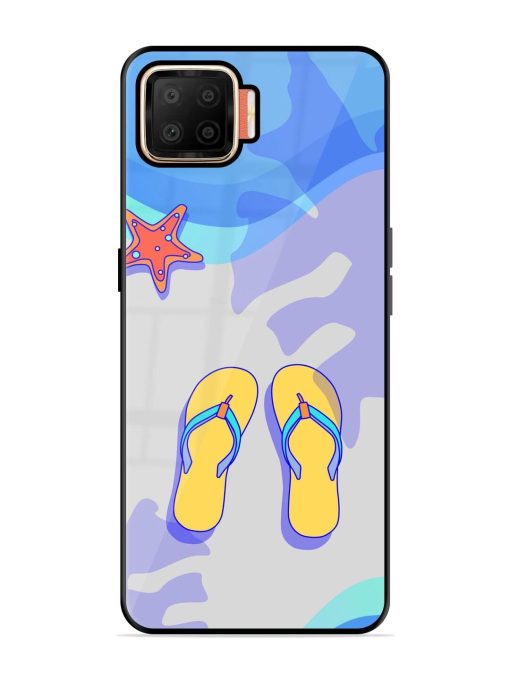 Sandy Toes And Salty Seas Glossy Soft Edge Case for Oppo F17 Chachhi