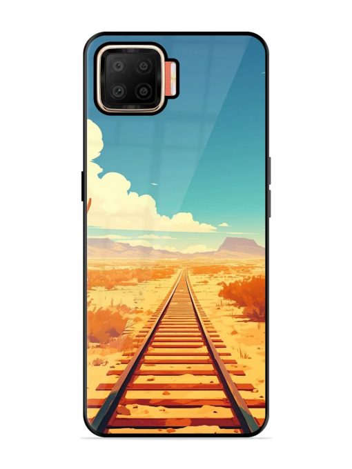 Endless Horizon Glossy Soft Edge Case for Oppo F17 Chachhi