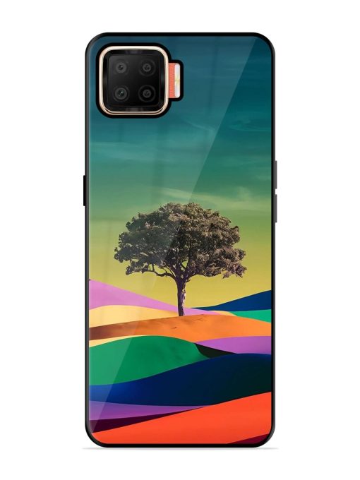 Rainbow'S Lone Sentinel Glossy Soft Edge Case for Oppo F17 Chachhi