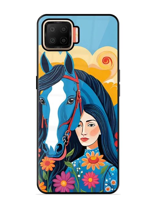 Equine Enchantment Glossy Soft Edge Case for Oppo F17 Chachhi