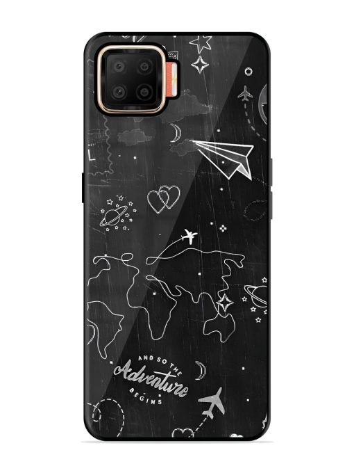 Wanderlust Sketchbook Glossy Soft Edge Case for Oppo F17 Chachhi