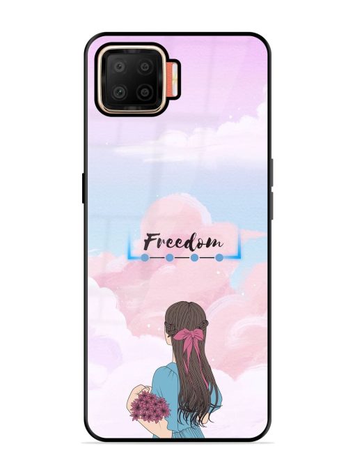 Skyward Dreams Glossy Soft Edge Case for Oppo F17 Chachhi