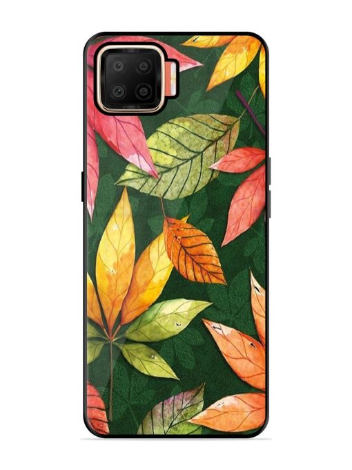 Autumn'S Embrace Glossy Soft Edge Case for Oppo F17 Chachhi