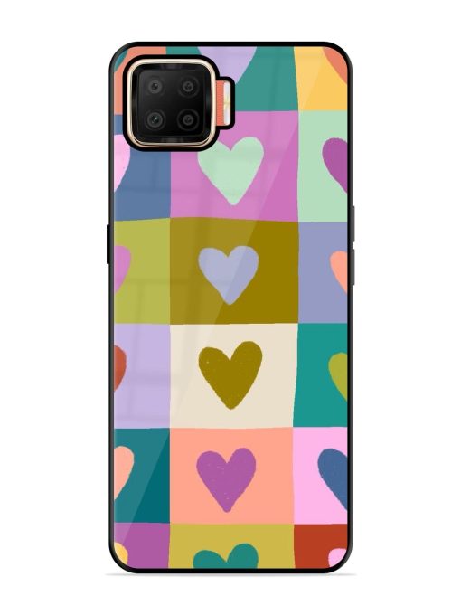 Box Of Hearts Glossy Soft Edge Case for Oppo F17 Chachhi