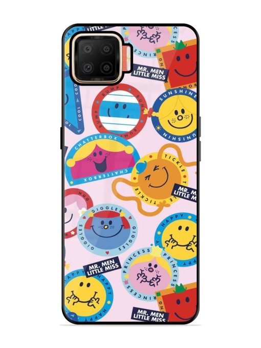 Whimsical Mr. Men & Little Miss Glossy Soft Edge Case for Oppo F17 Chachhi