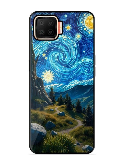 Starry Night In The Shire Glossy Soft Edge Case for Oppo F17 Chachhi