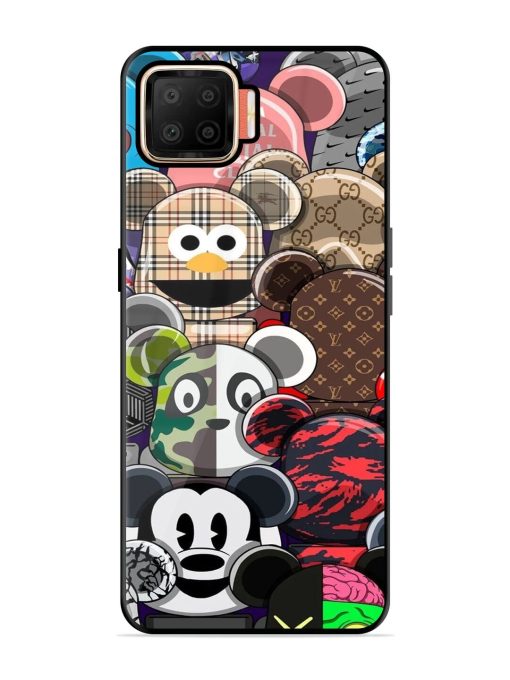 Streetwear Bearbrick Extravaganza Glossy Soft Edge Case for Oppo F17 Chachhi