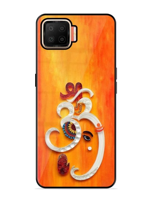 Ganesha In Quilling Art Glossy Soft Edge Case for Oppo F17 Chachhi