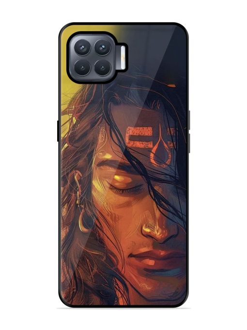 Tranquil Shiva Glossy Soft Edge Case for Oppo F17 Pro