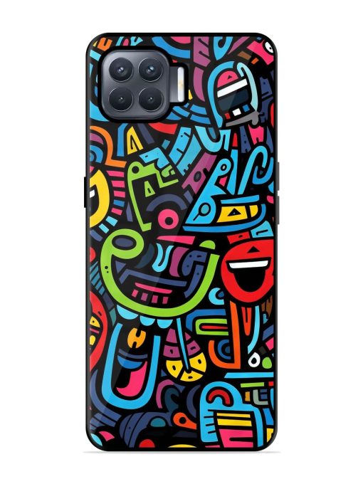 Doodlephoria Glossy Soft Edge Case for Oppo F17 Pro Chachhi